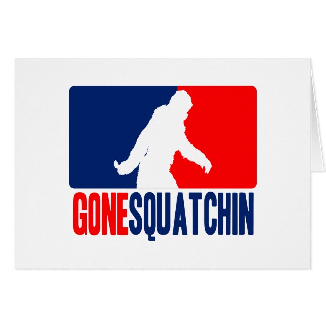Gone Squatchin League Style (Front Horizontal)