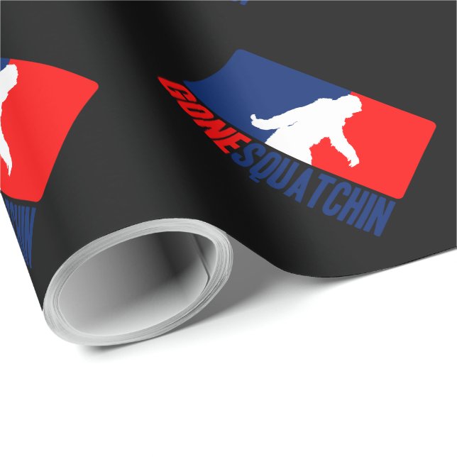 Gone Squatchin League Wrapping Paper (Roll Corner)