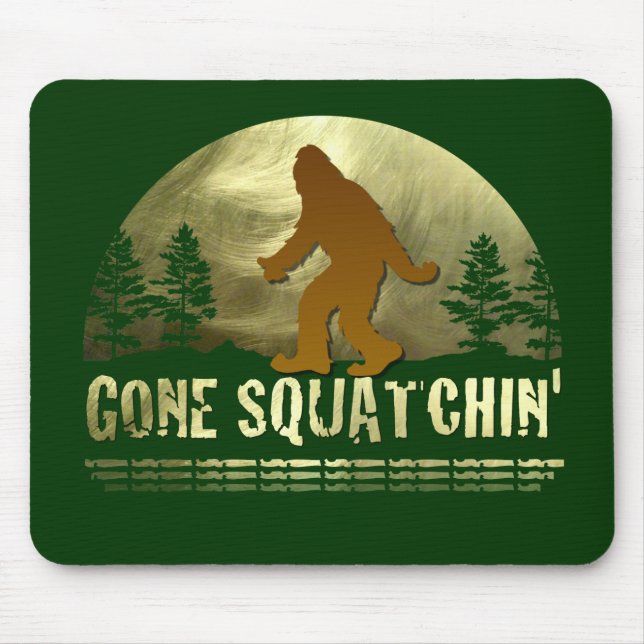 Gone Squatchin' Mouse Mat (Front)