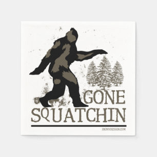 Gone Squatchin Napkin