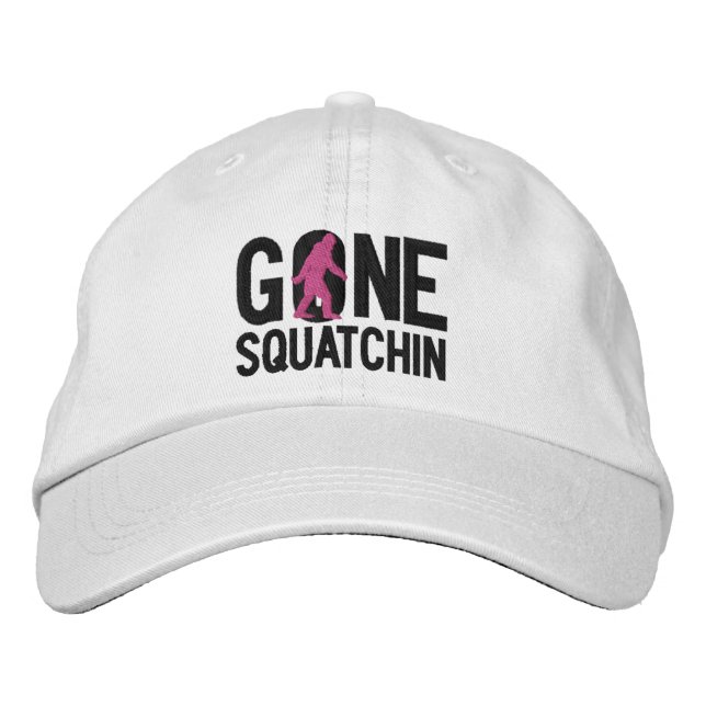 GONE SQUATCHIN O embroidered cap (Front)