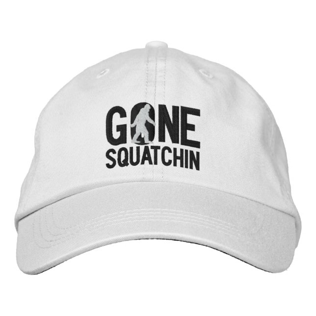 GONE SQUATCHIN O embroidered cap (Front)