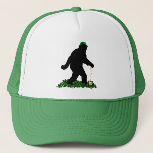 Gone Squatchin' on St. Patrick's Day Trucker Hat