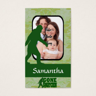 Gone squatchin photo template