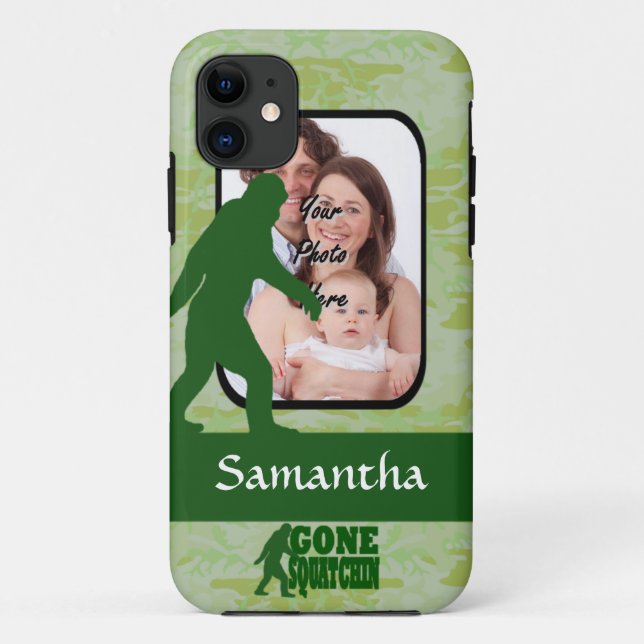 Gone squatchin photo template Case-Mate iPhone case (Back)