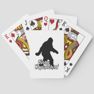 Gone Squatchin' Playing Cards