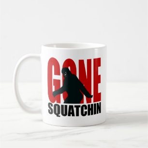 Gone Squatchin (Red & Black) Coffee Mug