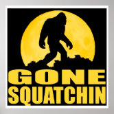 Vintage Photo of Bigfoot  Poster for