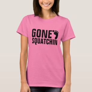 GONE SQUATCHIN T-SHIRT PINK