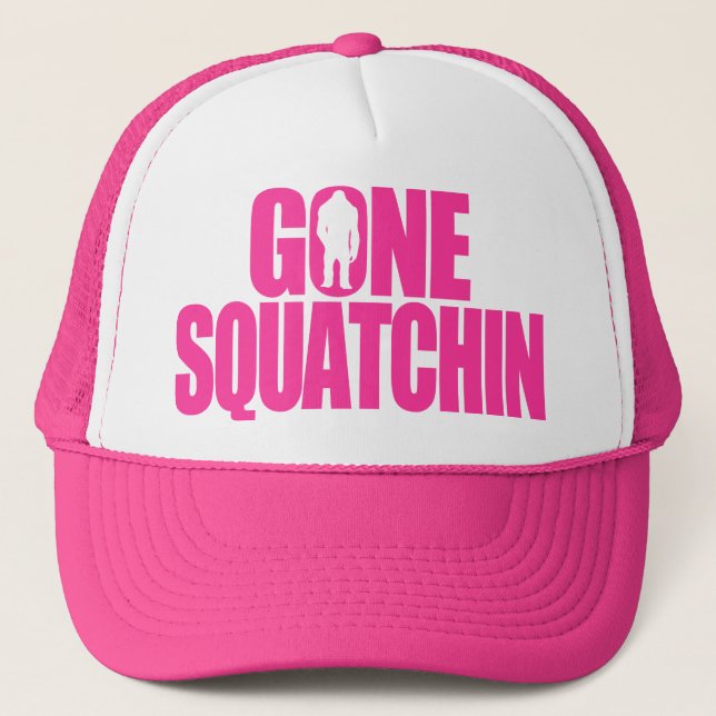 Gone Squatchin Trucker Hat (Front)