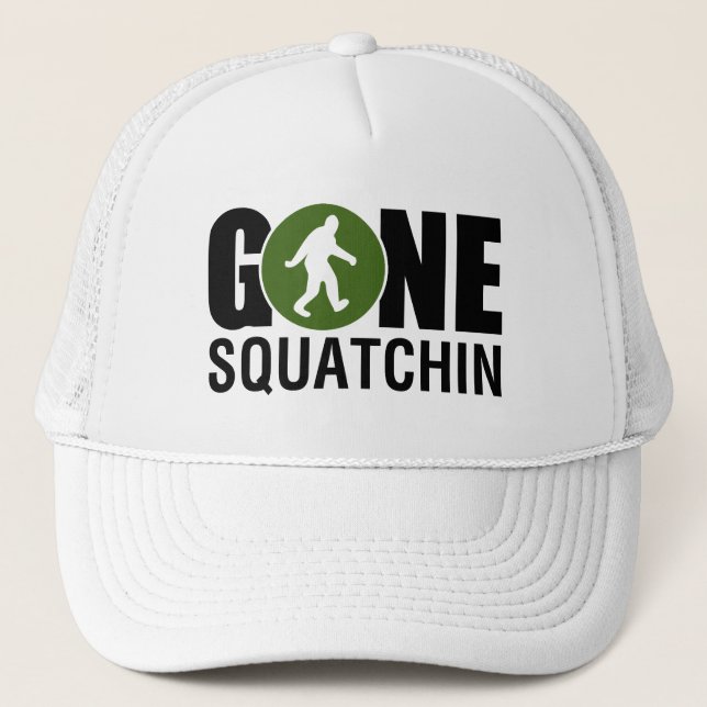 Gone Squatchin Trucker Hat (Front)