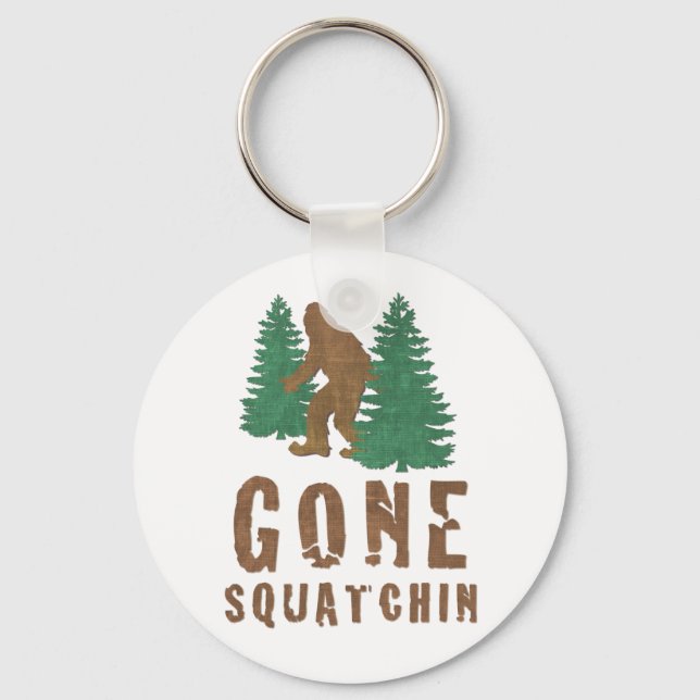 Gone Squatchin (Vintage) Key Ring (Front)