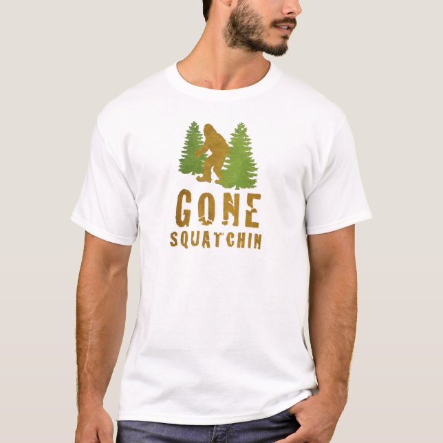 Gone Squatchin (Vintage) T-Shirt (Front)