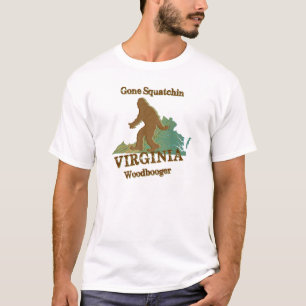 Gone Squatchin Virginia Woodbooger T-Shirt