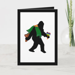 Gone  Squatchin' With Serape Card