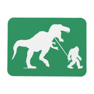 Gone Squatchin with T-rex Magnet