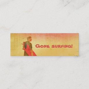 Gone surfing! Business / Contact Card