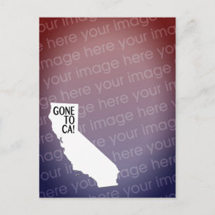 gone to cali photo card