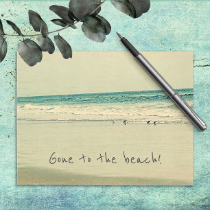 Gone to the beach! Change of Address Postcards