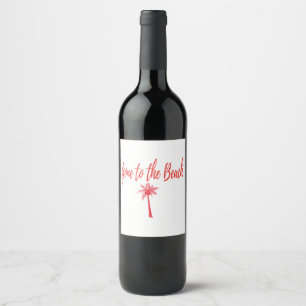 gone to the Beach Wine Label
