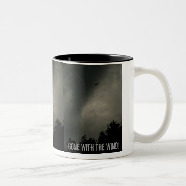 Gone With The Wind! - Customised Two-Tone Coffee Mug (Right)