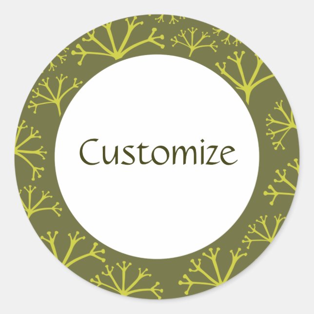 Gone with the Wind Template Classic Round Sticker (Front)