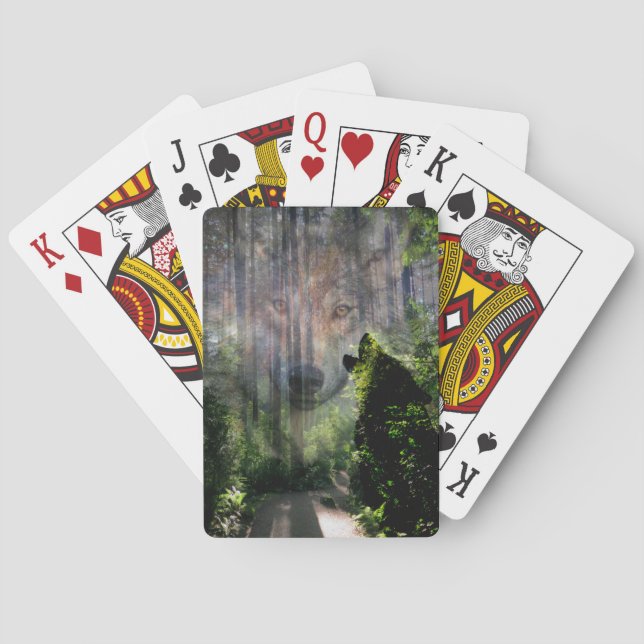 Gone with the Wolves Playing Cards (Back)