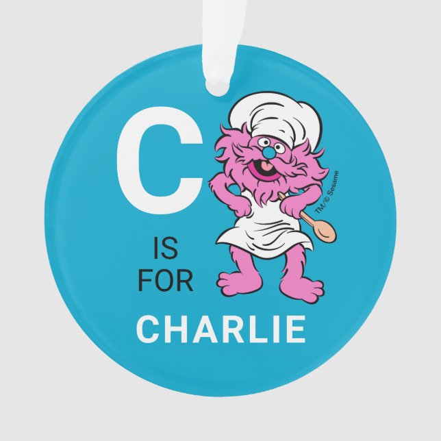 Gonger | Personalised Name with Photo Ornament (Front)