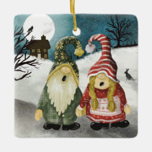 Gonk couple Christmas decoration