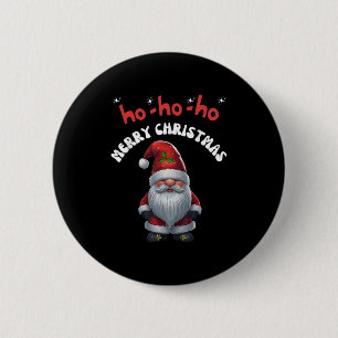 Gonk Gnome Merry Christmas Santa Cute 6 Cm Round Badge