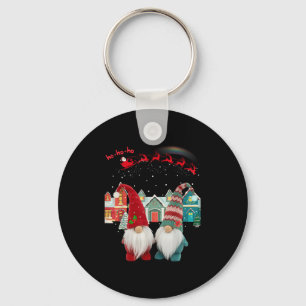 Gonks Christmas Santa Claus Reindeers  Key Ring