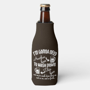 Gonna Need Another Beer Typography Personalised Bottle Cooler