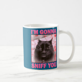 Gonna sniff funny brainrot cats meme for woman man coffee mug