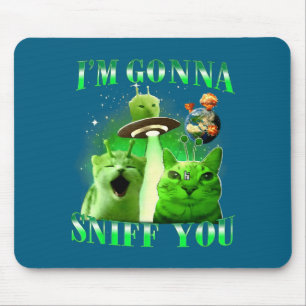 Gonna sniff meme cat vintage for men women matchin mouse mat