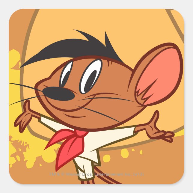 Gonzales Arms Out Square Sticker (Front)