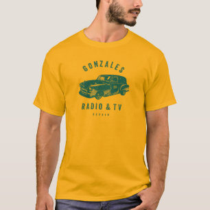 Gonzales Radio & TV Repair Gold T-Shirt