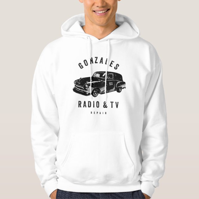Gonzales Radio & TV Repair Hoodie (Front)