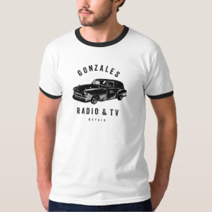 Gonzales Radio & TV Repair Men's Ringer T-Shirt