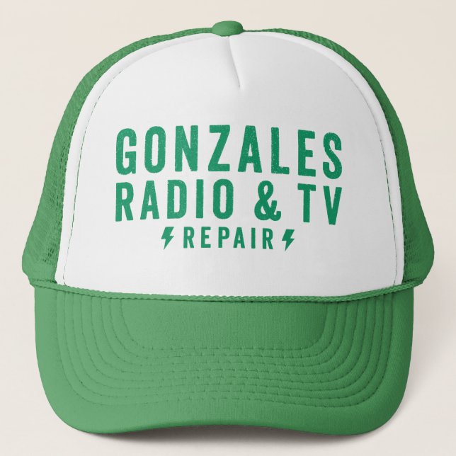 Gonzales Radio & TV Repair Trucker Hat (Front)