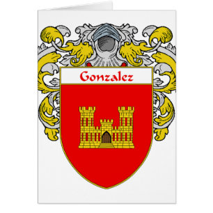 Gonzalez Coat of Arms (Mantled)