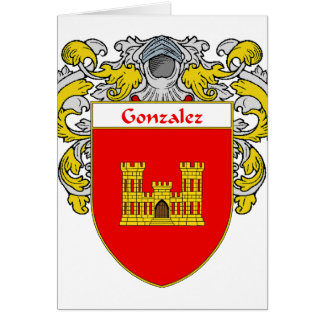 Gonzalez Coat of Arms (Mantled)