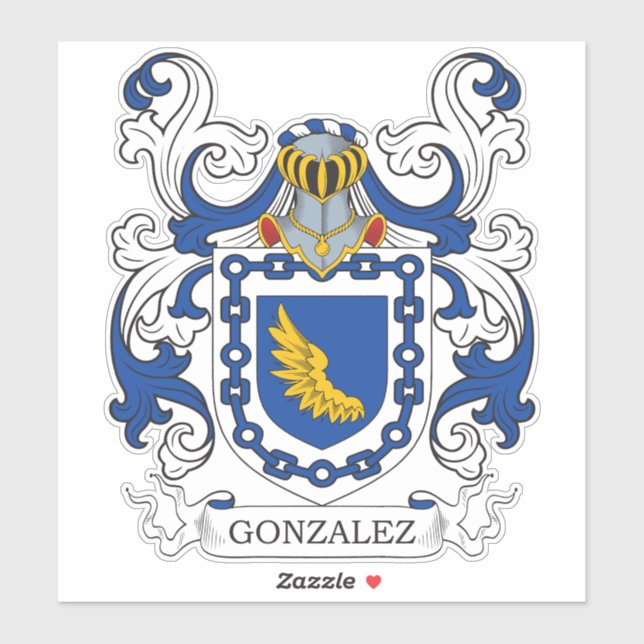 Gonzalez Family Crest (Sheet)