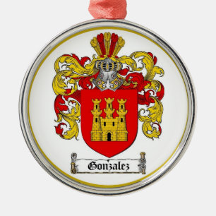  Gonzalez [Spanish] Family Crest *   Metal Tree Decoration