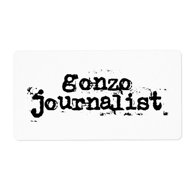 Gonzo Journalist (Front)