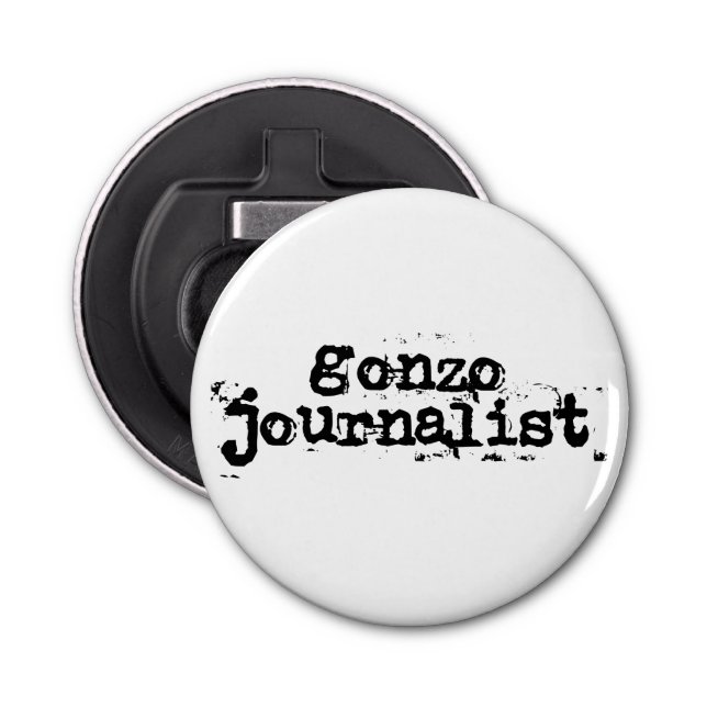 Gonzo Journalist Bottle Opener (Front)