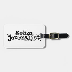 Gonzo Journalist Luggage Tag