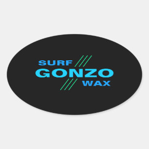 GONZO SURF WAX stickers (4)