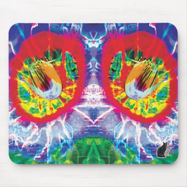 GonzoElectro Glyptic Mouse Mat (Front)