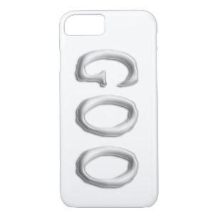 Goo Clear See Through Gel Font Customisable iPhone 8/7 Case