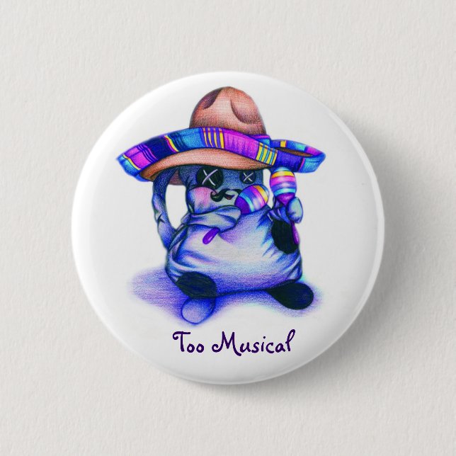 "Goo-Too Musical" button (Front)
